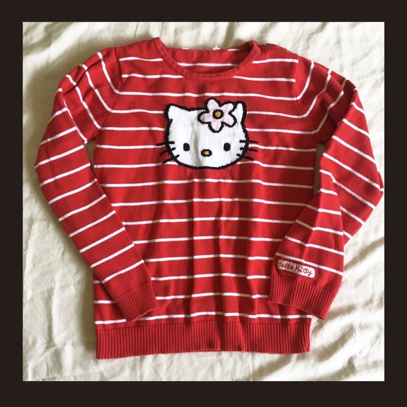 H&M Hello Kitty sweater. Size 7-8. - Picture 1 of 4